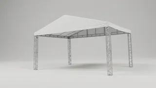 Locação de tenda piramidal 10x5 em Fortaleza e Caucaia — BravoLoc